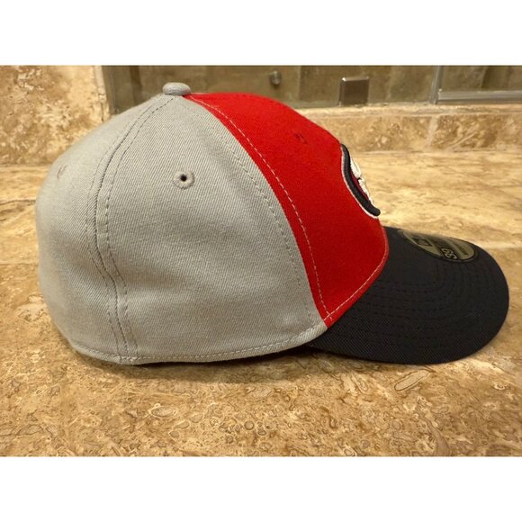 San Francisco 49ers New Era 39Thirty Red/Gray/Black Stretch Fit Hat Medium-Large - Picture 4 of 8